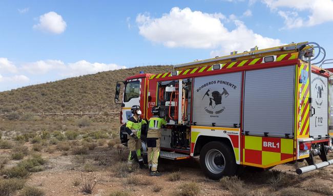 Cuatro heridos en el incendio de una vivienda en Berja