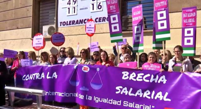 Brecha salarial en Almería oscila entre el 11% y el 13%