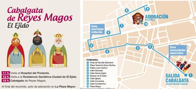 El Ejido vivirá una Cabalgata de Reyes donde la inclusión será protagonista