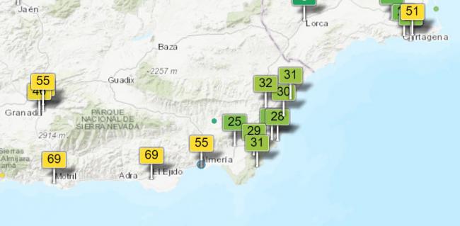 La capital amanece con calidad del aire 'moderada' y seguirá la lluvia