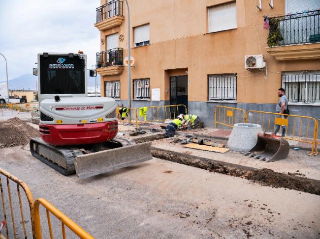 Renovación de los colectores de las calles Faro, Valle de Arán y Orotava de Roquetas