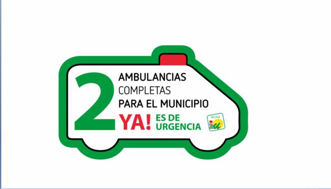 IU Níjar anuncia nuevas movilizaciones ante el recorte del servicio de ambulancia