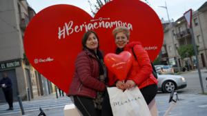 Los corazones llegan a las calles de Berja en San Valentín