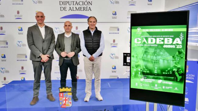 Diputación y Club Unicaja Costa de Almería Voleibol presentan el Campeonato de Andalucía de deporte base