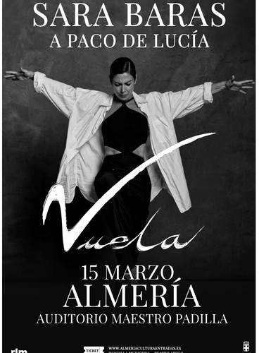 Sara Baras presenta su nuevo espectáculo 'Vuela' en el Auditorio el 15 de marzo