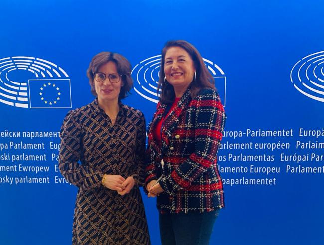 Carmen Crespo y la comisaría Jessika Roswall abordan la futura Estrategia europea del Agua