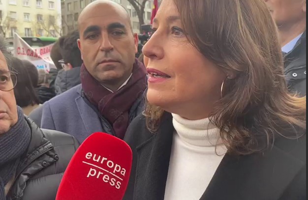 Crespo representa a la Junta de Andalucía en la concentración de regantes en Madrid