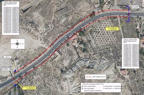 El Gobierno cede al Ayuntamiento de Huércal de Almería dos tramos de la N-340A