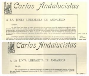 Localizadas dos circulares impresas e inéditas de Blas Infante