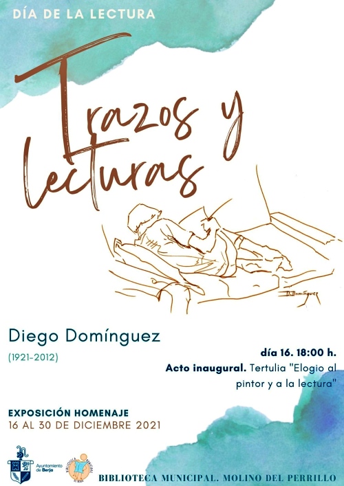 Berja inaugura la exposición ‘Trazos y lecturas’ de Diego Domínguez