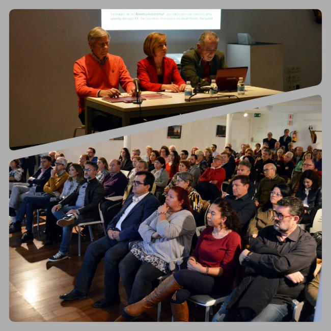 150 personas en la presentación de la propuesta de Catálogo de Edificios Protegidos de Amigos de la Alcazaba