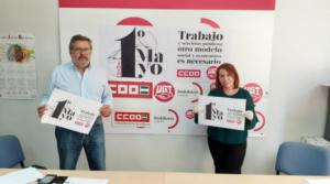 CCOO y UGT convocan una manifestación virtual por el 1 de Mayo