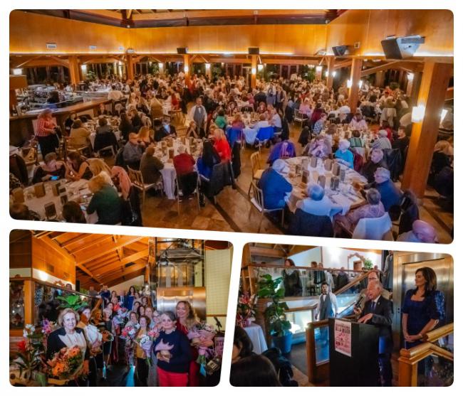 400 mujeres asisten a la Cena de La Mujer del Ayuntamiento de Roquetas de Mar