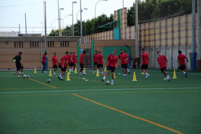 Primera semana de trabajo del CD El Ejido con ganas de fútbol