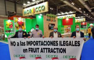 COAG dice “NO a las importaciones ilegales en Fruit Attraction”