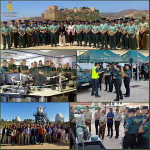 La Comandancia de Almería recibe a 61 futuros tenientes de la Guardia Civil