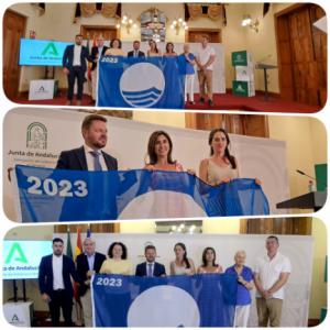 Almería entrega las banderas azules de sus playas este verano