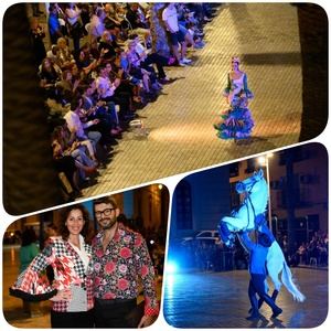 Moda, flamenco y arte ecuestre ante los muros de la Catedral