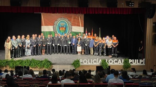 Condecoraciones a la policía local ded Pulpí