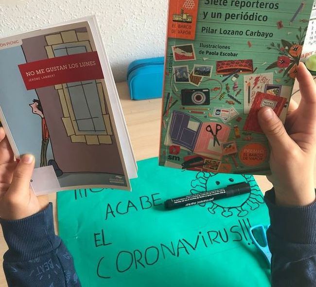 La Infancia De Vícar Se Vuelca Con La Iniciativa De Las Bibliotecasa POR #COVID9