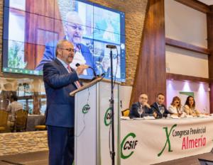 Juan Fernández Cabezas, reelegido presidente de CSIF Almería