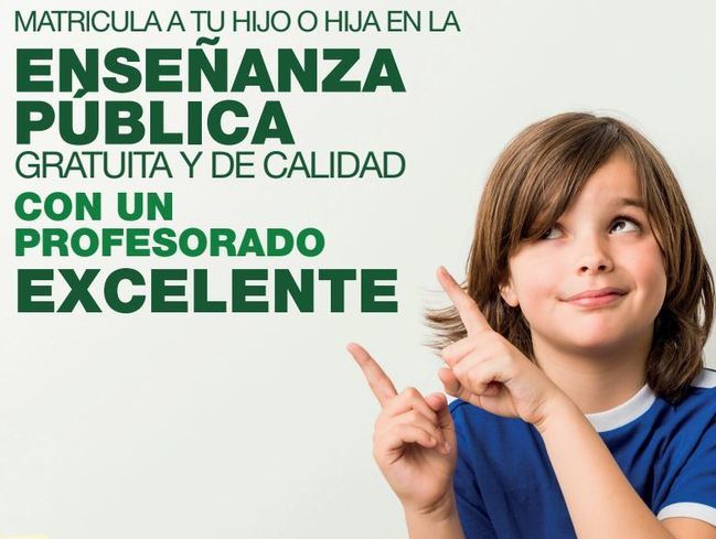 Campaña de CSIF para escolarizar en el sistema público