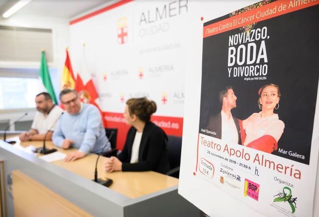 El Apolo recibe ‘Noviazgo, Boda y Divorcio’ a beneficio de Amigos Contra El Cáncer