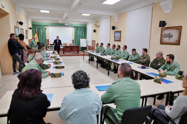 Diputación forma a militares sobre prevención de adicciones