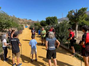 Berja acoge un curso de perfeccionamiento de Marcha Nórdica