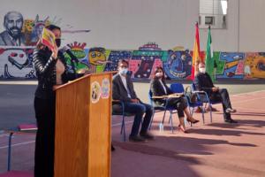 El CEIP San Valentín y el Juan Ramón Jiménez celebran La Constitución con el delegado de Educación y Deporte