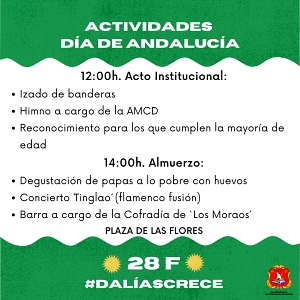 Amplio programa en Dalías por el 28F