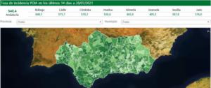 Almeria ya es quinta en incidencia, suma casi 300 contagios y dos fallecidos