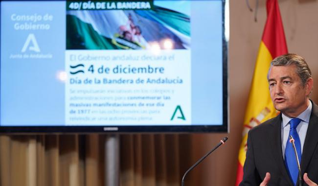 El 4D ya es oficialmente Día de la Bandera de Andalucía