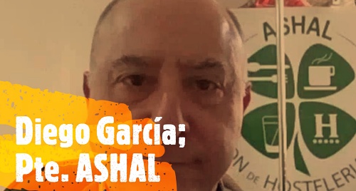 Diego García (ASHAL): 'Los hosteleros no queremos una paguica, queremos trabajar'