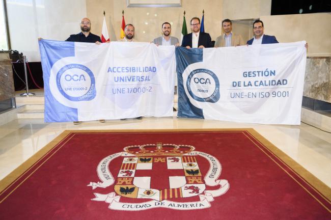 Siete certificados 9001 reconocen la calidad y accesibilidad de las playas de Almería