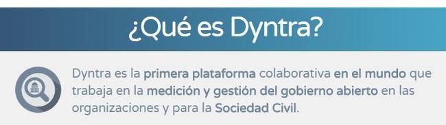 La plataforma de Transparencia Dyntra no pasa los niveles mínimos de transparencia