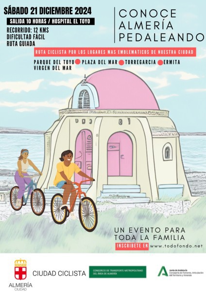 Descubre El Toyo en bicicleta el 21 de diciembre