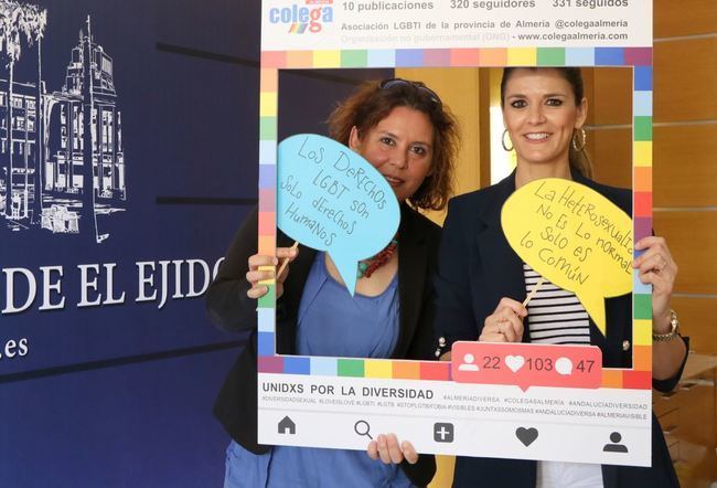 El Ayuntamiento de El Ejido se suma a la campaña contra la homofobia y transfobia impulsada por Colega