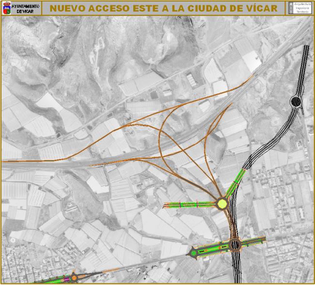 Satisfacción en Vícar Por La Adjudicación De La Redacción Del Proyecto Del Nuevo Acceso Con La Autovía