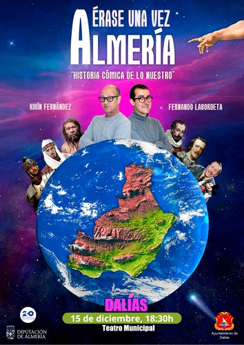 Dalías presenta la comedia histórica 'Érase una vez… Almería' en su Teatro Municipal