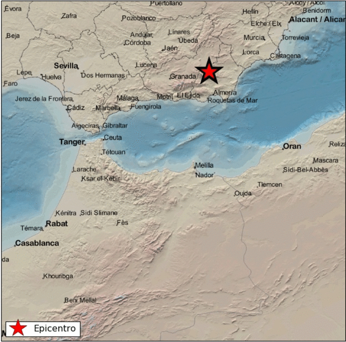 Se suceden 11 terremotos en menos de 24 horas entre Alcóntar y Serón