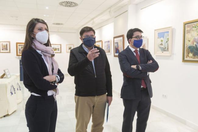 La Galería Alfareros de Diputación se llena de arte almeriense a favor de Manos Unidas