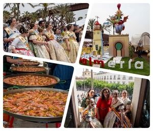 Fallas y paella se adueñan de Almería