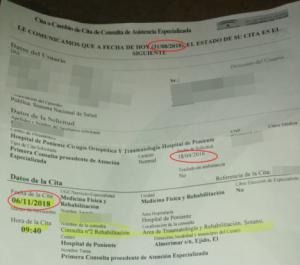 Más de dos años y medio para atender una primera consulta al especialista en el Hospital de Poniente