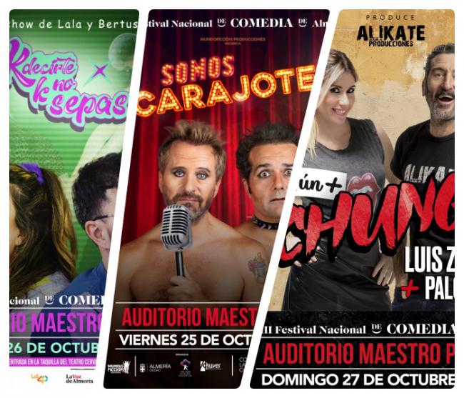 Descubre los cómicos que harán temblar el Auditorio este fin de semana