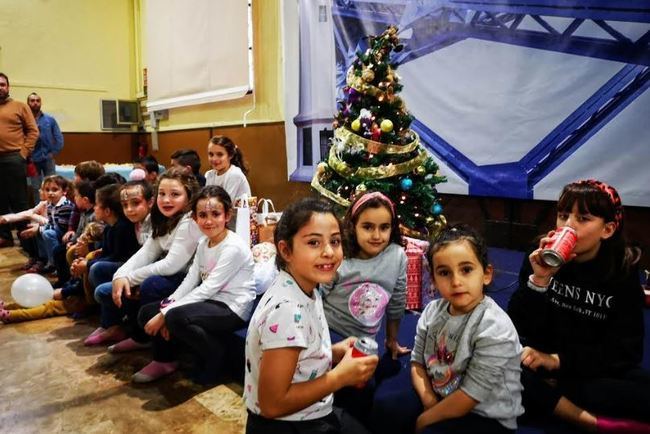 Trabajadores del Puerto celebran una fiesta infantil solidaria