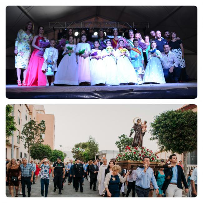 Cortijos de Marín despide las fiestas con la tradicional procesión