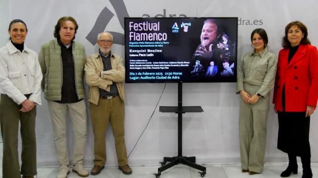 Festival Flamenco en Adra el 7 de febrero con Ezequiel Benítez