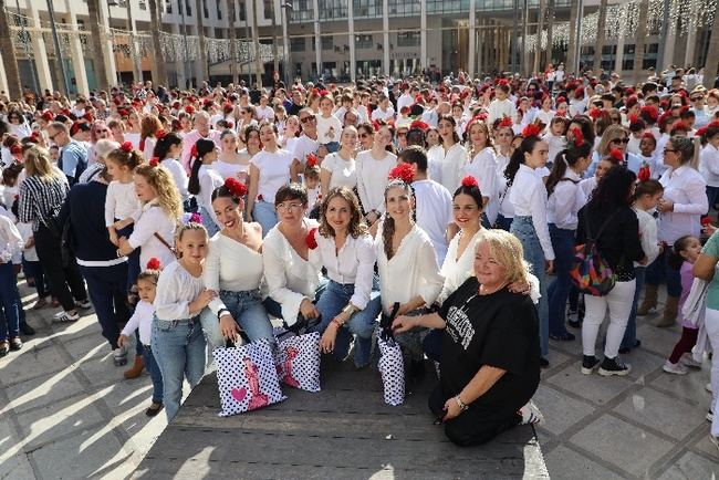 El flamenco toma la Plaza Mayor con la celebración de un gran flashmob