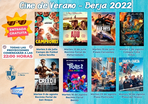 Berja vuelve a sacar el cine a la calle en verano